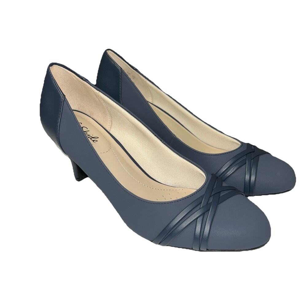 LifeStride Women's Pascal Dress Pump lux Navy 10M NWOT
